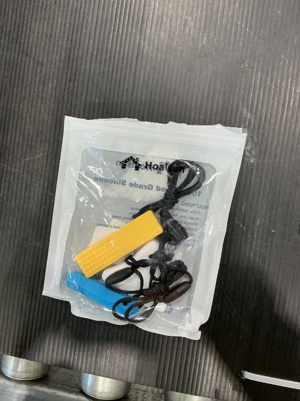 Photo 1 of *MISSING PARTS* Chewy Necklaces for Sensory Kids, 6 Pack Chew Necklaces for Sensory Boys and Girls with Autism, ADHD, SPD, Chewing, Biting, Silicone Oral Sensory Chew Teething Toys for Adults Reduce Anxiety Fidget