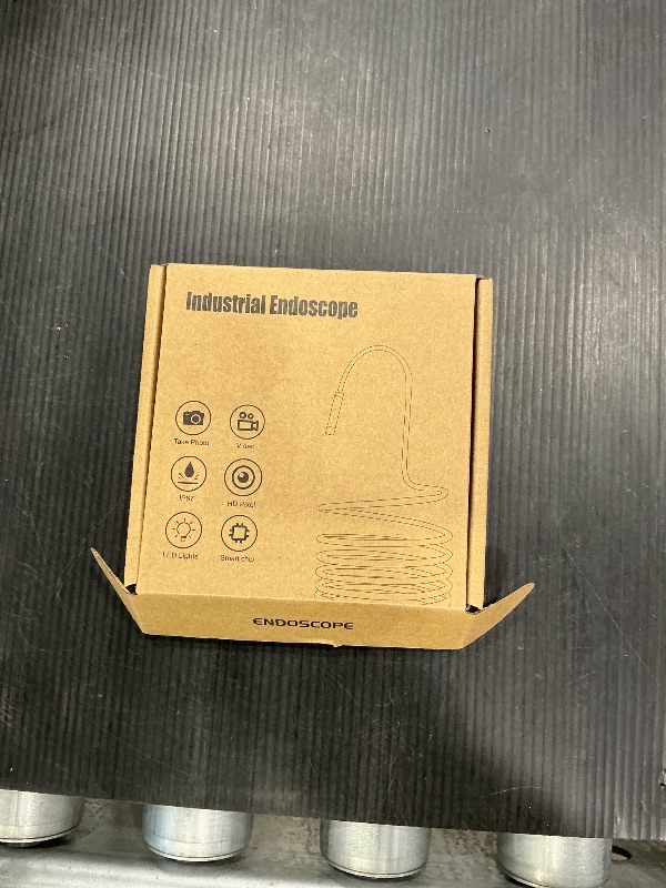 Photo 1 of [Dual-Lens] Endoscope Camera with Light, 1920P HD Borescope with 8+1 Adjustable LED Lights, IP67 Waterproof 16.5FT Semi-Rigid Snake Cord Inspection Camera for iPhone, iPad and Android Phone (Type C)