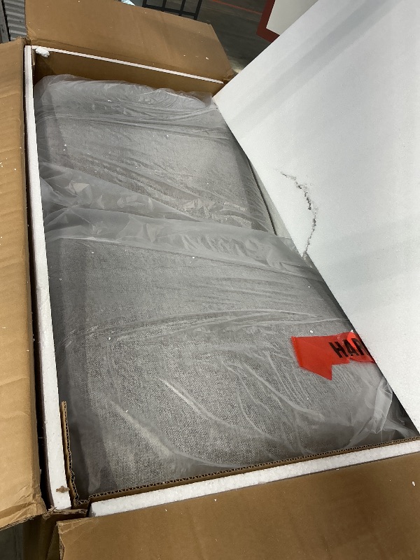 Photo 1 of *partial set* Steve Silver Furniture Canova 7pc Marble Dining Table Set, incl. with 78-Inch Rectangular Marble Dining Table and 6 Gray Velvet Dining Side Chairs, 78" L x 42" W x 30" H, White, Grey