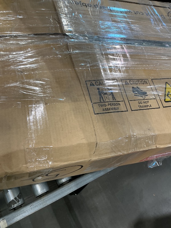 Photo 1 of *Missing Parts - Check clerk notes*
DWVO Makeup Vanity Desk with Mirror & Lights, 40inch Vanity Table with Power Outlets, 4 Drawers & 6 Open Storage Shelves, 3 Color Modes & Adjustable Brightness Dressing Table for Bedroom, White