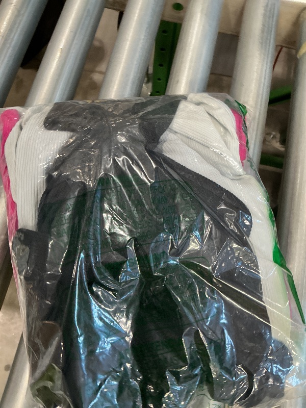 Photo 1 of ***MISSING BLUE PIECE*** Real Essentials 5 Pack: Women's Short Sleeve Breeze Tech V-Neck T Shirt –Workout Top Wicking Dry Fit Athletic Tee- Set 1,XL