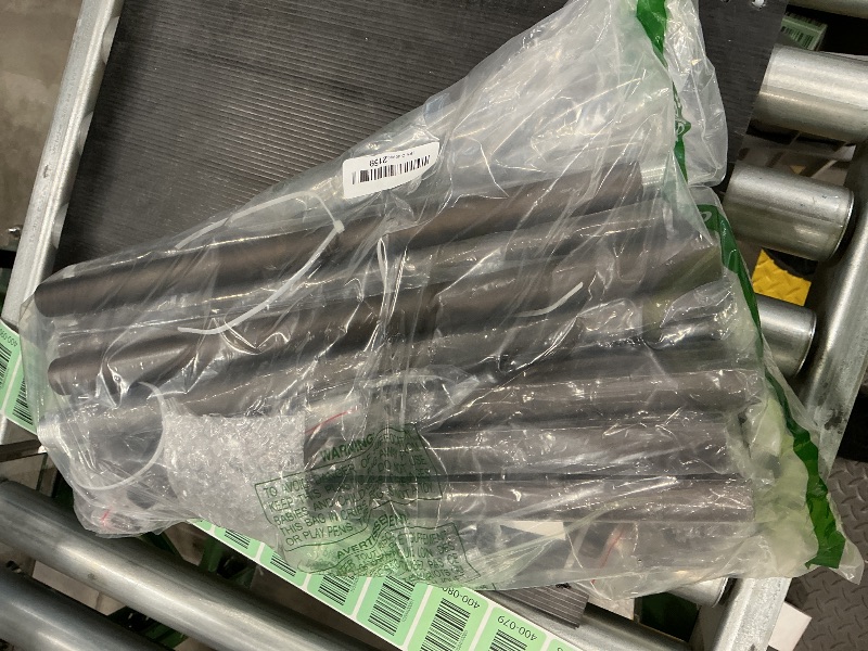 Photo 1 of 2 Pack Antique Brown Curtain Rods for Windows 72 to 144 Inches Adjustable Length Heavy Duty 1" Diameter Window Curtain Rod with Finials for Outdoor Farmhouse Bedroom Kitchen Living Room