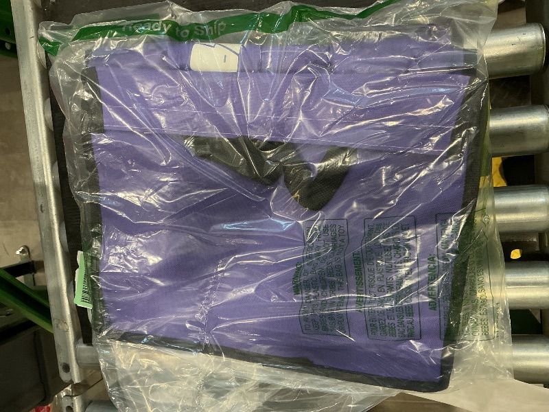 Photo 1 of ***READ CLERK NOTES*** TANSTRIDER Collapsible Foldable Wagon, Foldig Cart with Wheel Heavy Duty with 180lbs Weight Capacity Lightweight Utility Camping Wagon for Groceries Garden Beach Sports Fishing (Purple)