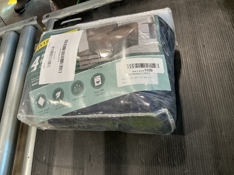 Photo 1 of *USED*
ANARACHON Leather Look Recliner Chair Covers, 4-Pieces Stretch Recliner Cover, Soft Reclining Chair Slipcover, Washable Furniture Protector for Lazy Boy Recliner (1 Seater, Navy)