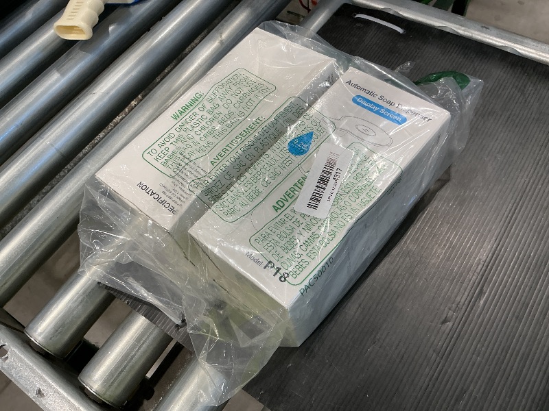 Photo 1 of 2 Pack Automatic Soap Dispenser, Touchless Liquid & Foaming Soap Dispensers, USB Rechargeable, 6-Level Adjustable Volume Control, 12.8oz/380ml, Wall Mount for Kitchen, Bathroom, Hotel, Easy for Kids