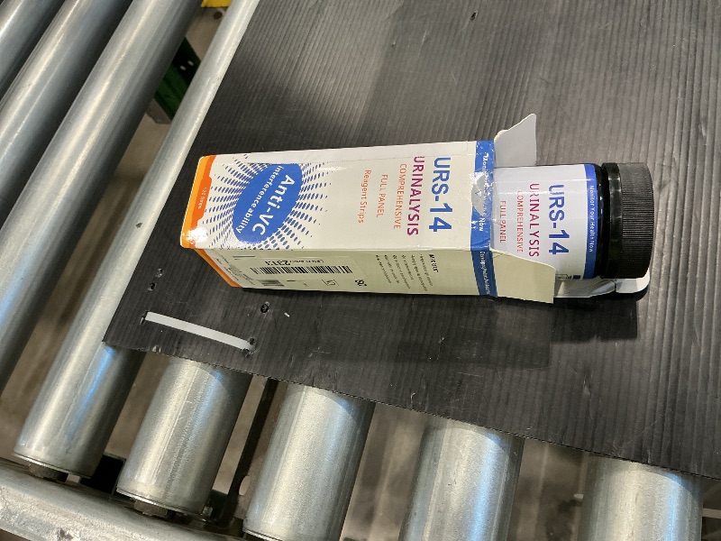 Photo 1 of 14-Panels Urinalysis Test Strips | 120 Strips, Urinalysis and Detection for Kidney, Liver, UTI, Ketosis - SG, PRO, BIL, KET, CRT +9 More