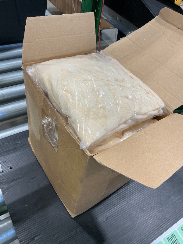 Photo 1 of ***MISSING PIECE*** Newwiee 8Pcs Stretch Patio Cushion Covers Outdoor Cushion Covers for Patio Furniture Replacement Couch Sofa Slipcovers Jacquard Textured Soft Fabric Washable Furniture Protector (Beige,Elegant)