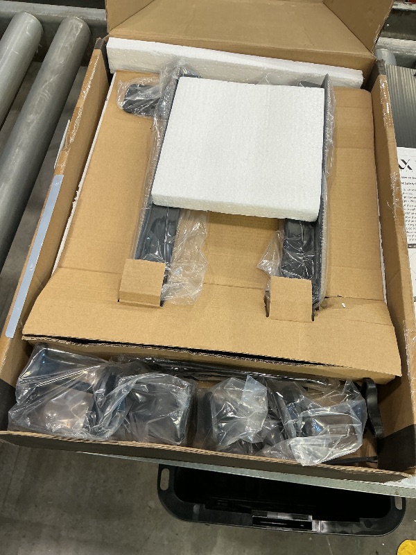 Photo 1 of AX WABER Keyboard Tray Under Desk Pull Out with Extra Sturdy Adjustable C Clamp Mount System, 27.3 (32.5 inch Including Clamps) x 11 Inch Slide-Out Platform Computer Drawer for Typing, Black,AX01WB01