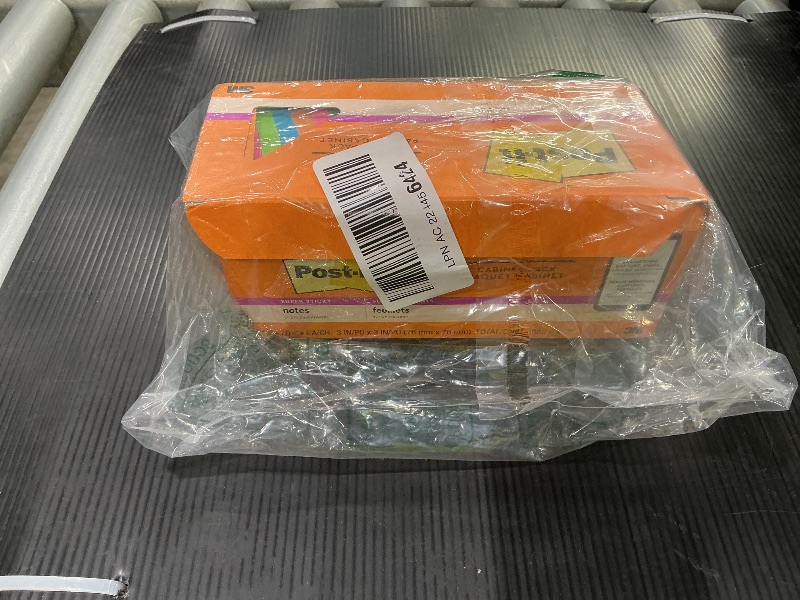 Photo 1 of ***Only 20 Sticky Note Pads***Post-it Super Sticky Notes, 24 Sticky Note Pads, 3 x 3 in., School Supplies, Office Products, Sticky Notes for Vertical Surfaces, Monitors, Walls and Windows, Energy Boost Collection