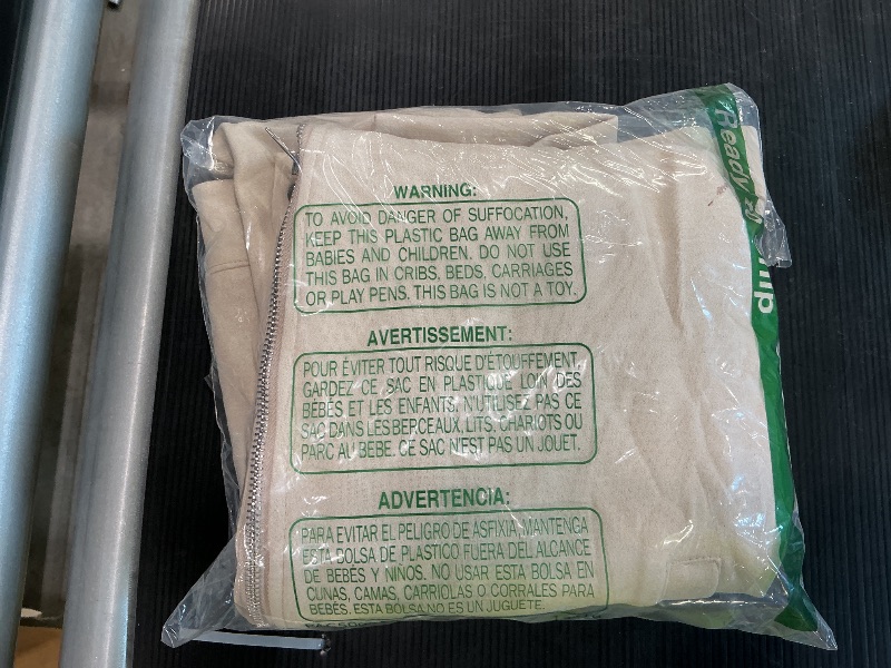 Photo 1 of ***See Notes***SOLY HUX Men's Zip Up Jacket Long Sleeve Lightweight Classic Fall Outerwear Coat with Pocket Plain Apricot Large