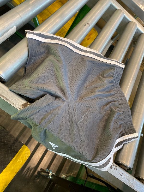 Photo 1 of *Major Damaged*adidas Boys' Adi Classic 3-Stripe Shorts, Dark Grey, Kids Size 5