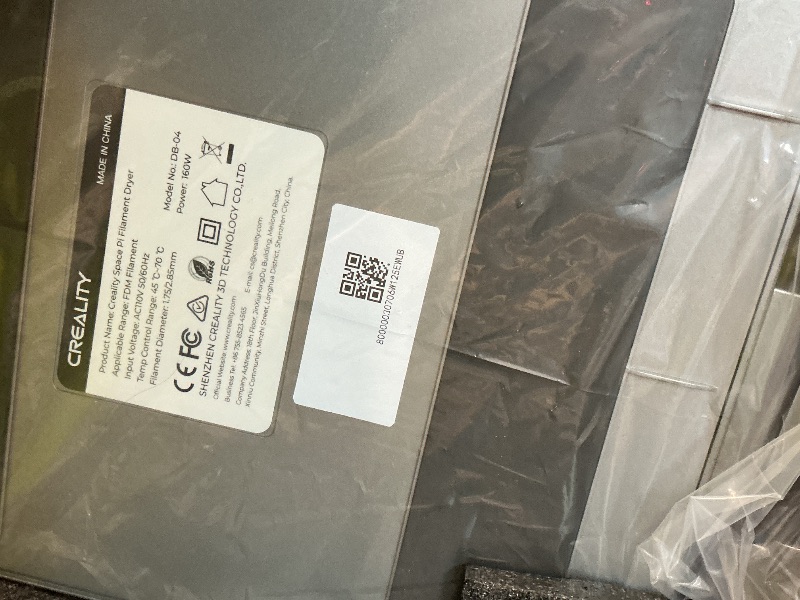 Photo 1 of 2025 Official CREALITY Space Pi Filament Dryer Plus, 2 Spools Double 360° 160W PTC Fast Heating 3D Printer Filament Dryer Box, 4'' LCD Touch Screen, One-Key Set 3D Filament Drying for PLA PETG ABS TPU