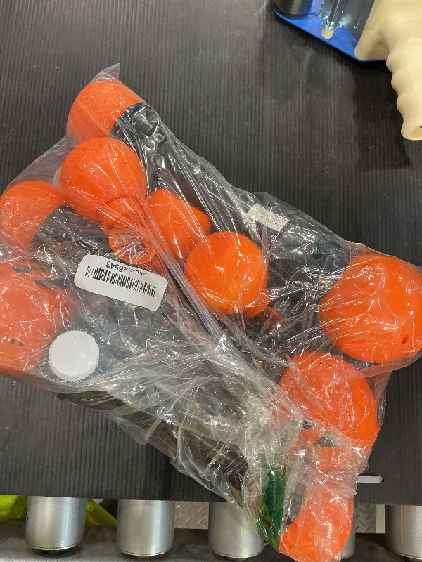 Photo 1 of ***MISSING BUBBLE LIQUID*** JOYIN Halloween Glowing Pumpkin Bubble Blower Wand, Light Up Automatic Bubble Machine with 2 Bubble Solutions, Halloween Party Favors Toys, Kids Outdoor Toys