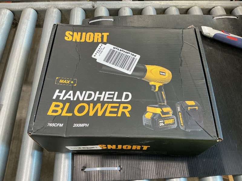 Photo 1 of *Tested*
Leaf Blower Cordless with Battery and Charger,800,000 RPM,Extended Nozzle,Lightweight Handheld Design,Blower for Patio Cleaning,car Blowing Water,Blowing Leaves and Dust?Amber Yellow?
