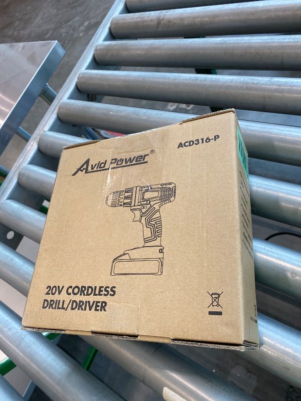 Photo 1 of *Missing Parts*AVID POWER 20V MAX Lithium lon Cordless Drill Set, Power Drill Kit with Battery, 3/8-Inch Keyless Chuck, Variable Speed, 16 Position (Pink)