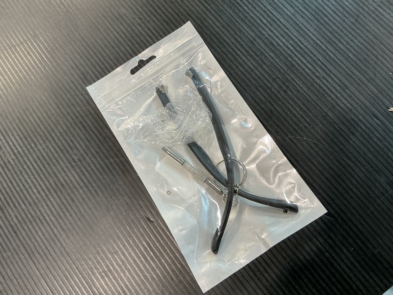 Photo 1 of 1Pair Glasses Arm Replacement, Universal Glasses Repair Kit with Screws, Eyeglasses Arms Legs Replacement Accessories with Screws Washers Screwdrivers Nose Pads(Black)