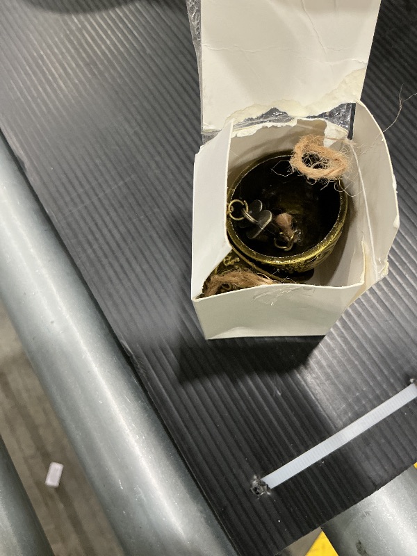 Photo 1 of 2 Pieces Fengshui Bell Vintage Dragon Bell Fengshui Wind Chimes Good Luck Hanging Supplies for Home Garden Good Luck Blessing Patio Yard Indoor Outdoor Front Door Decorations