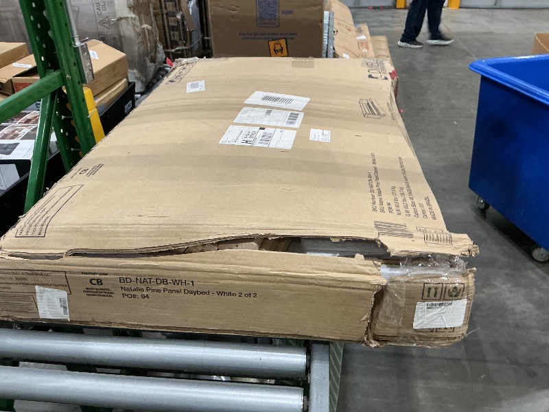 Photo 1 of *SINGLE/1* Daybed with Trundle, Modern Wood Daybed with Armrest, Wood Daybed Frame for Boy, Girl, No Box Spring Needed, White