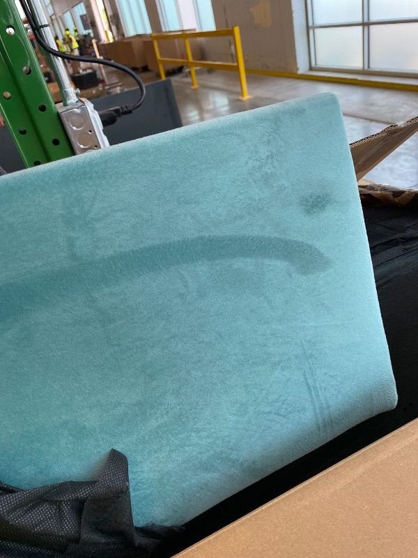 Photo 1 of *Partial Set* Little Seeds Monarch Hill Ambrosia Teal Full Size Upholstered Bed, Box 1/2