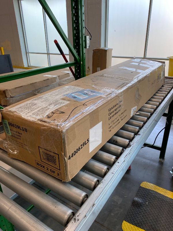 Photo 1 of *Partial Set* Little Seeds Monarch Hill Ambrosia Teal Full Size Upholstered Bed, Box 1/2