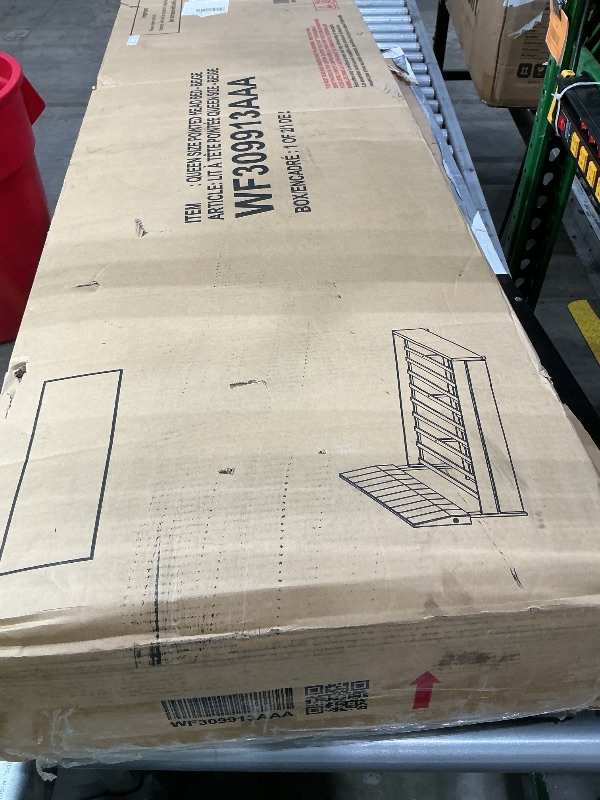 Photo 1 of ***SEE CLERK COMMENTS*** Queen Size Upholstered Platform Bed with Trundle, beige