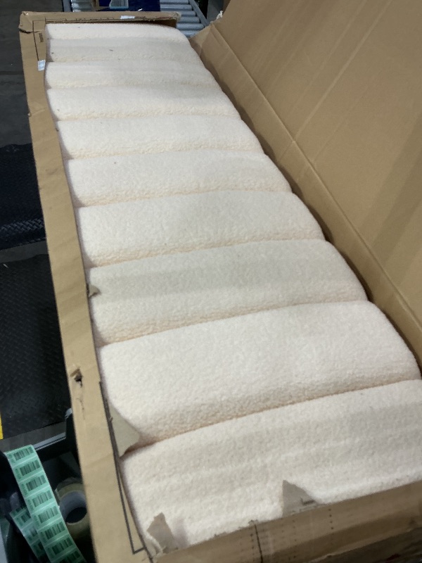 Photo 1 of ***SEE CLERK COMMENTS*** Queen Size Upholstered Platform Bed with Trundle, beige