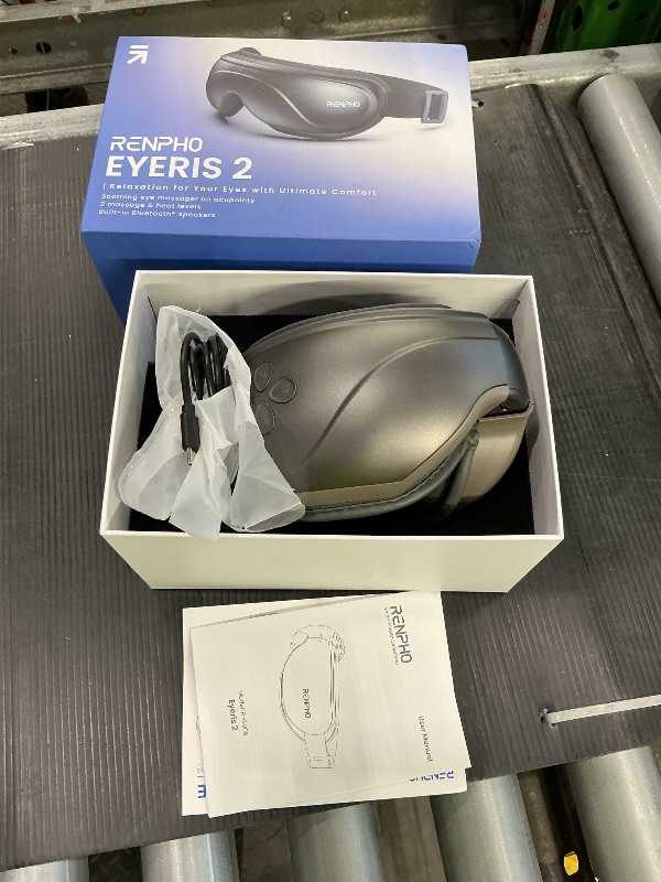Photo 1 of RENPHO Eyeris 2 Eye Massager with Heat, Birthday Christmas Gifts for Grandkids Mom Dad Women Men Face Massager, Heated Eye Mask for Improve Sleep