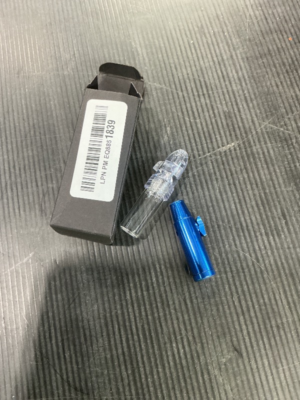 Photo 1 of 2 Pack Mini Pepper Shaker Premium Metal Spice Dispenser and Sweetener Portable Travel Storage (Anodized Aluminum) (Glass)