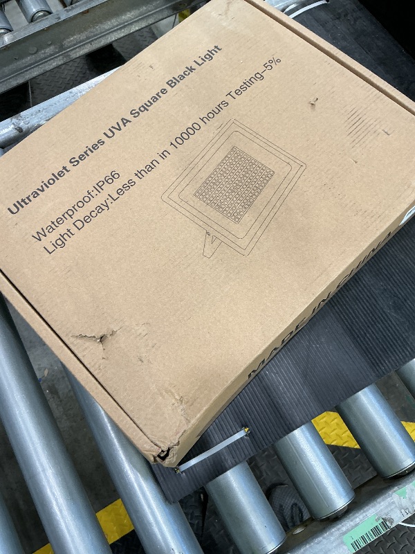 Photo 1 of ***SEE CLERK COMMENTS*** HWaySoul Black Lights 500W LED Black Flood Light with Plug(6ft Cable) for Body Paint, Fluorescent Poster, Neon Glow in The Dark Night