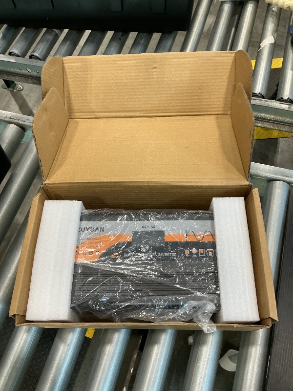 Photo 1 of 1500W Pure Sine Wave Inverter (3000W Peak), 12V/24V Auto-Detect, 50Hz/60Hz Switchable, LCD Display, Type-C Fast Charging, Silent Design, Overload & Overheat Protection for RV, Home (Black-1500W)