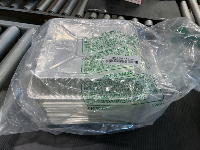 Photo 1 of (35 Pack) 8x8 Square Aluminum Baking Cake Pans with Clear Plastic Lids - Foil Pans with Lids - Disposable Food Containers Great for Cooking, Heating, Storing, Prepping Food