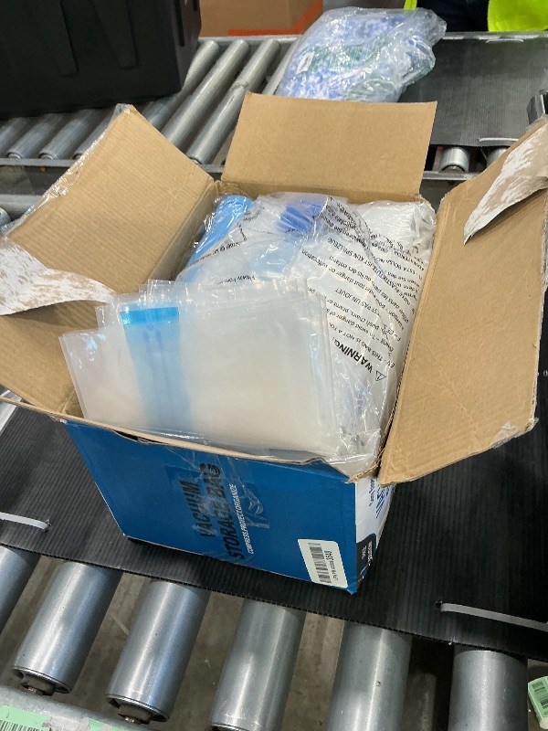 Photo 1 of 20 Pack Vacuum Storage Bags, Space Saver Bags (4 Jumbo/4 Large/4 Medium/4 Small/4 Roll) Compression for Comforters and Blankets, Sealer Clothes Storage, Hand Pump Included