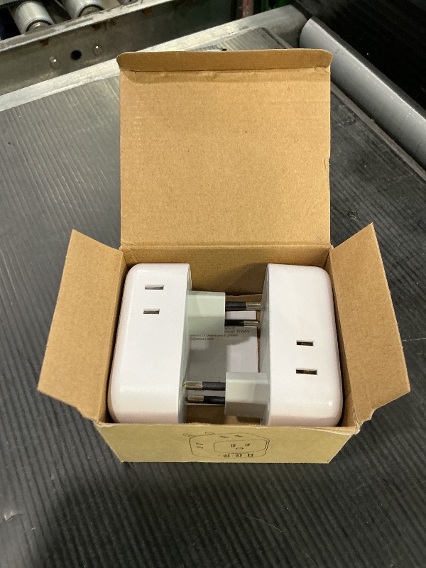 Photo 1 of 2 Pack European Plug Adapter USB C, TESSAN US to Europe Adapter 4 Outlets 3 USB Charger, Type C International Power Adaptor to Italy Spain France Portugal Iceland Germany, Europe Travel Essentials