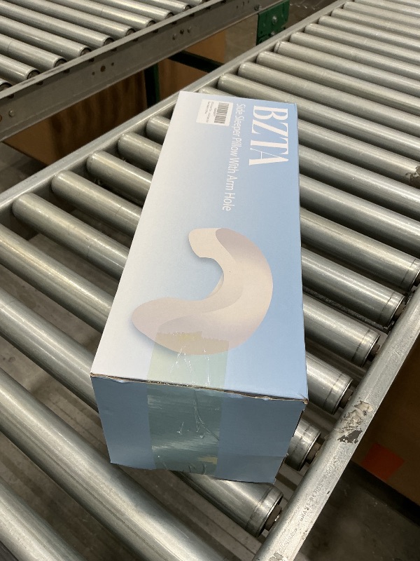 Photo 1 of *Factory Sealed*
BZTA Side Sleeper Pillow with Arm Holes - Memory Foam Pillow for Neck & Shoulder Pain Relief, Ergonomic Support for Adults, Ideal for Side Sleepers (Blue)