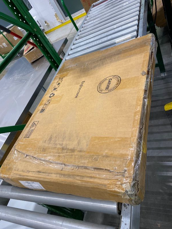 Photo 1 of *Partial Set* 2 Ton Hydraulic Engine Hoist, 4400 LB Foldable Mobile Cherry Picker, Heavy Duty Engine Crane for Garage, Warehouse, Auto Repair, Red