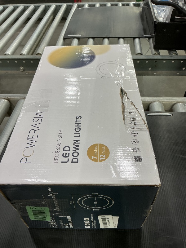 Photo 1 of 12 Pack Recessed Lighting 7 Inch with Junction Box, 5CCT 7 Inch LED Recessed Lights Dimmable 2700K/3000K/4000K/5000K/6000K, 16W 1300lm Ultra Thin Recessed Lighting - ETL and Energy Star Certified
