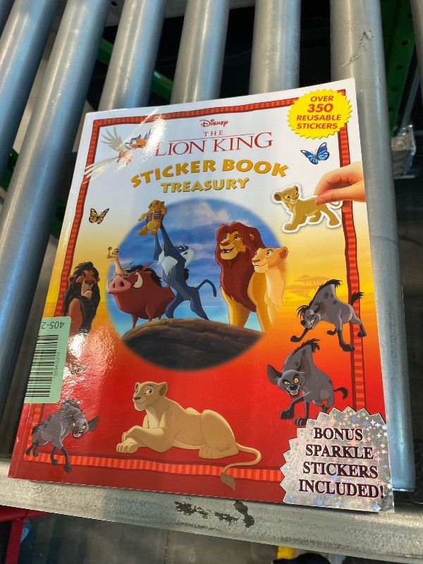 Photo 1 of *Missing Parts* Disney Lion King Sticker Book Treasury - Activity Books for kids, 350 reusable stickers, 96 pages of fun
