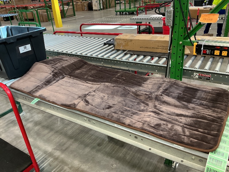 Photo 1 of ***See Notes***Yimobra Memory Foam Bath Mat Set with U-Shaped Toilet Rug - Non Slip Super Soft Absorbent Quick Dry Bathroom Rugs for Bathtub, Vanity & Toilet Base, Brown