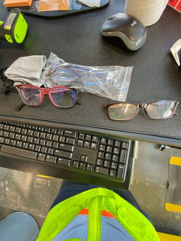 Photo 1 of ***MAJOR DAMAGES*** BLUEMOKY Blue Light Reading Glasses for Women 3 Pack Fashion Cat Eye Computer Glasses Bluelight Blocking Reader 1.00