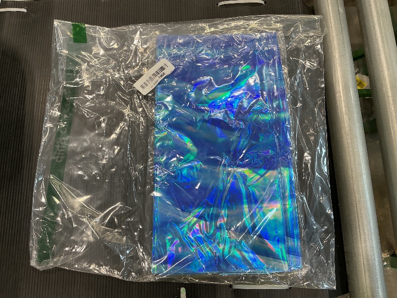 Photo 1 of 3 Pcs Iridescent Waves Tablecloths - Disposable Plastic Ocean Blue Table Cloth Rectangle Table Covers for Under the Sea Beach Surf Pool Party Birthday Party Decorations, 54 x 108 Inch