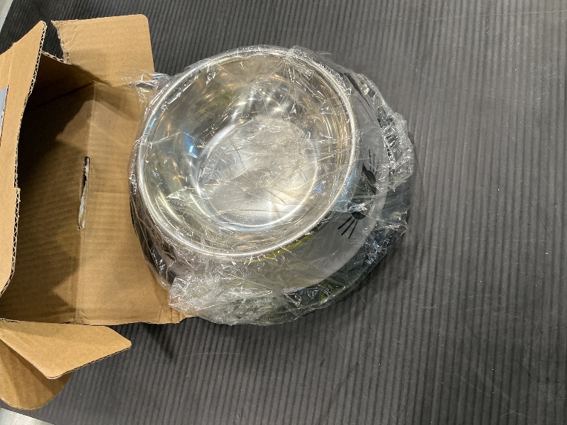 Photo 1 of 2 Pcs Non-Slip Stainless Steel Small Cat Food Bowls - Unbreakable, 7 Oz, Removable Rubber Base, Easy to Clean, Lovely Color