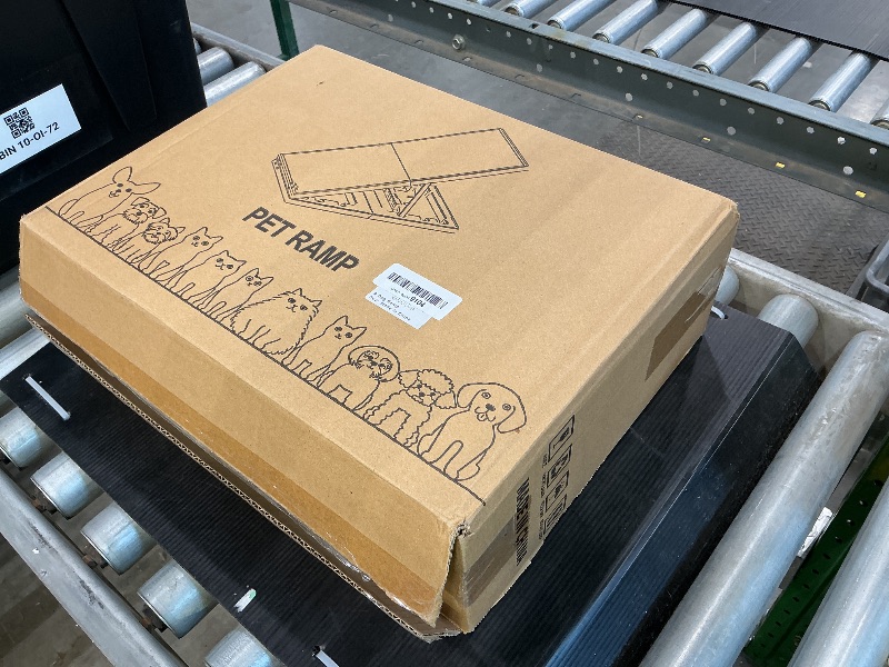 Photo 1 of 2 in 1 Dog Ramp Bed for Small Medium Pets Folding Collapsible Adjustable Cat Ramps with Non Slip Carpet Portable Indoor Puppy Ramp for Sofa,Chair