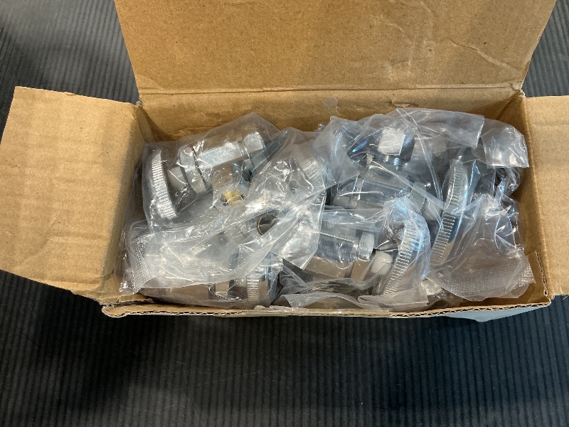 Photo 1 of (10-Pack) Cyrret Angle Stop Shut off Valve Multi-Turn 1/2-Inch FIP Inlet X 3/8-Inch Compression Outlet, No Lead Brass Chromed, CUPC NSF AB1953 Approved