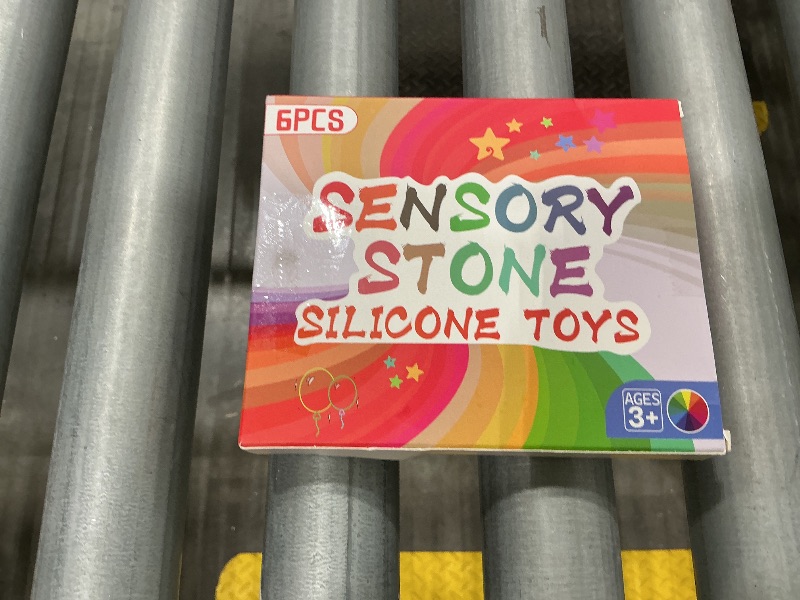 Photo 1 of 6Pcs Silicone Sensory Toys Set,Quiet Fidget Toys for Kids and Adults,Gamepad Texture Worry Stone for Calming,Fidget Stress Toys for Anxiety Relief-ADHD,Classroom Rewards,Party Favors