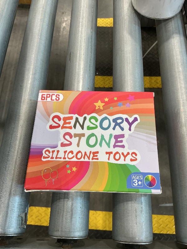 Photo 1 of 6Pcs Silicone Sensory Toys Set,Quiet Fidget Toys for Kids and Adults,Gamepad Texture Worry Stone for Calming,Fidget Stress Toys for Anxiety Relief-ADHD,Classroom Rewards,Party Favors