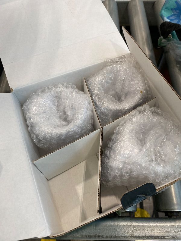 Photo 1 of **MISSING PARTS****CNGLASS 5oz Espresso Mugs (Set of 3),Double Wall Insulated Glass Coffee Mugs with Handle,Espresso Shot Glasses,Clear Expresso Coffee Cups…**MISSING ONE GLASS CUP**