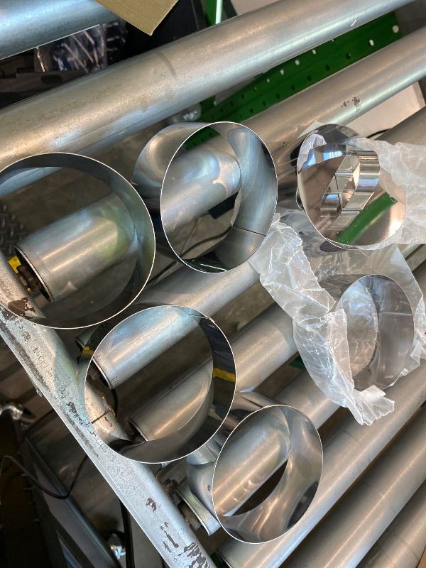 Photo 1 of *Missing Parts*DATANYA Cake Rings Mold Stainless Steel Round Ring Molds, 4 Inch Food Rings Dessert Mousse Molds Cooking Rings with Pushers for Pastry Baking (6 Rings and 1 Pushers) **MISSING ONE PUSHER**