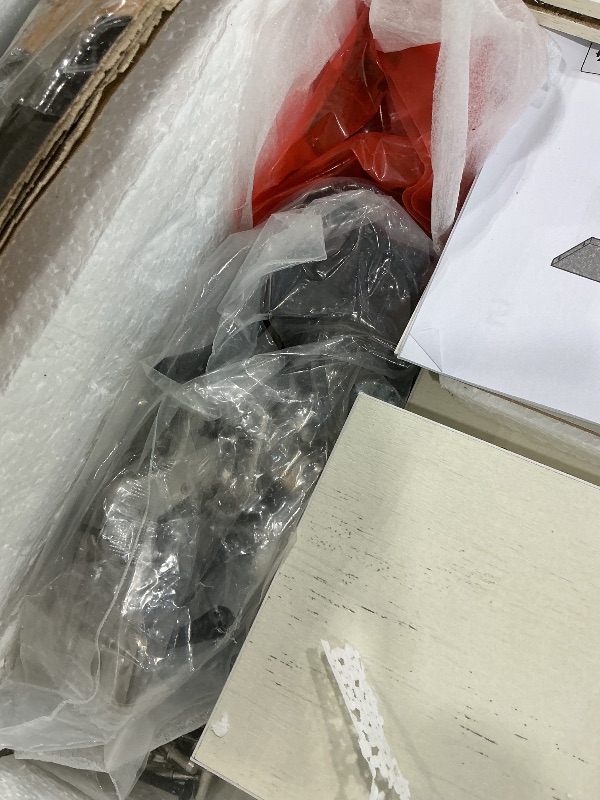 Photo 1 of *Missing Parts*
VASAGLE Hall Tree with Bench and Shoe Storage, Coat Rack with Shoe Bench, Entryway Furniture, 3 Tri-Hooks, Door with Handle, Farmfouse Style, Space Saving, Rustic White and Honey Brown UHSR441W01