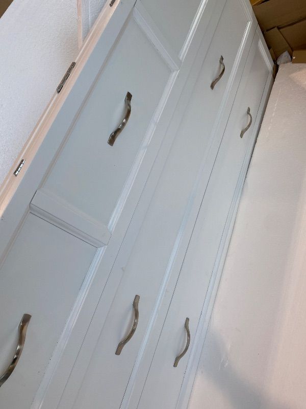 Photo 1 of *Partial Set* AFI, Northfield Queen Murphy Bed Storage Drawer and Built-in USB Charger, White**DRAWERS ONLY, PARTIAL SET***