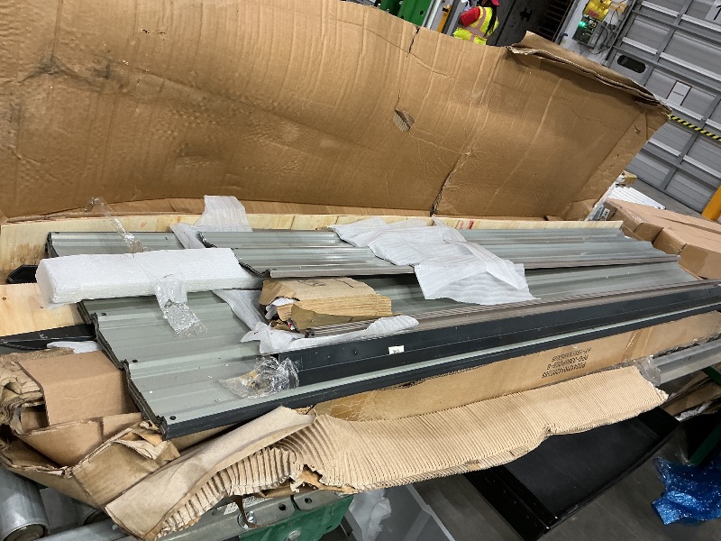 Photo 1 of ***MISSING PARTS*** 10x12FT Metal Outdoor Storage Shed with Window, Lockable Tool Storage Sheds, Oversized Steel Garden Sheds with Sloped Roof for Backyard, Patio, Garage, Lawn, Brown